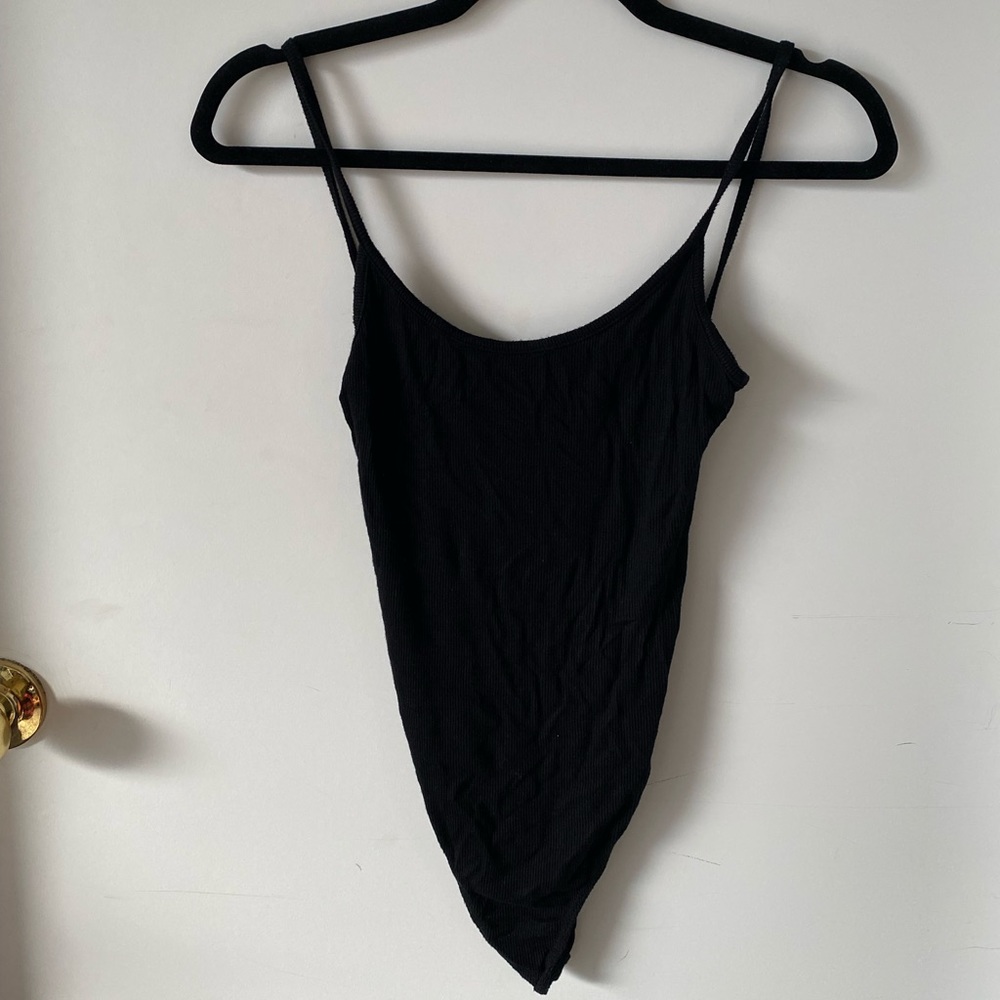 Black Tank Bodysuit